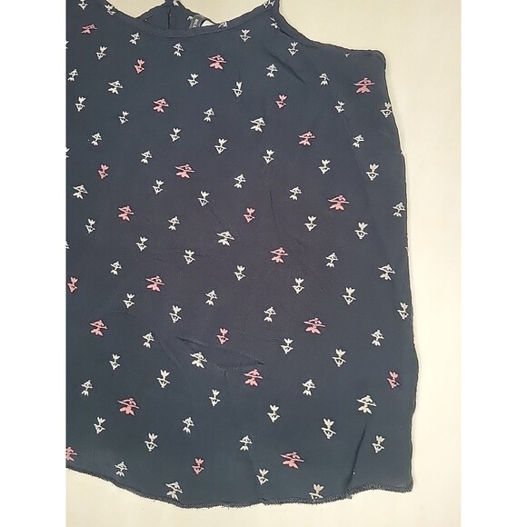 Billabong Cami Spagetti Adjustable Strap Flowy Navy Blue Summer Surfer Shirt Med - Picture 3 of 13